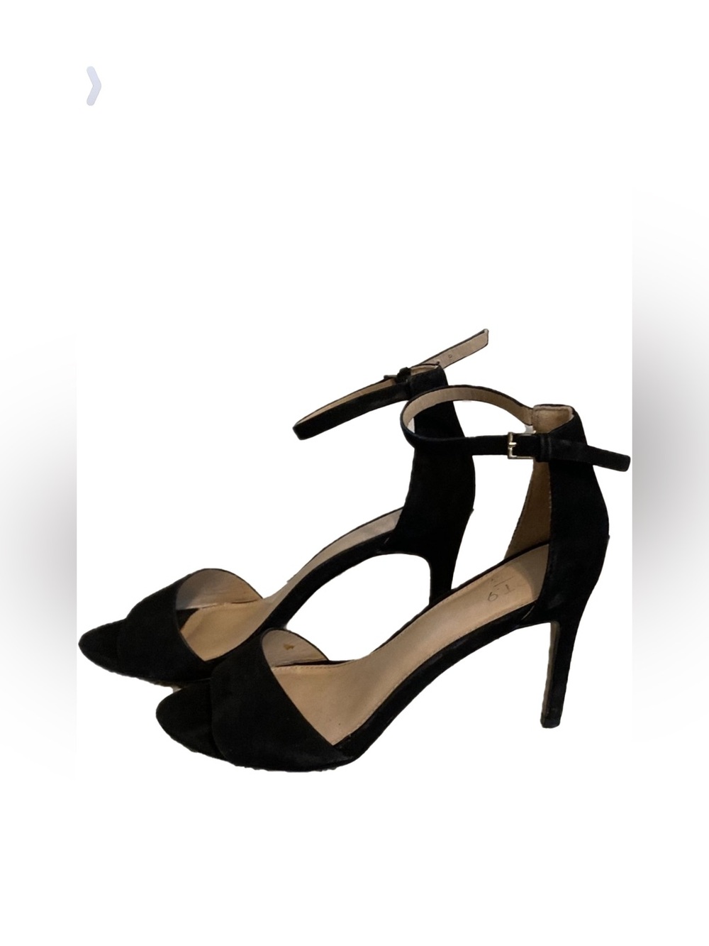 Apt 9 Suede stiletto heel. Open toe. Size 8.5